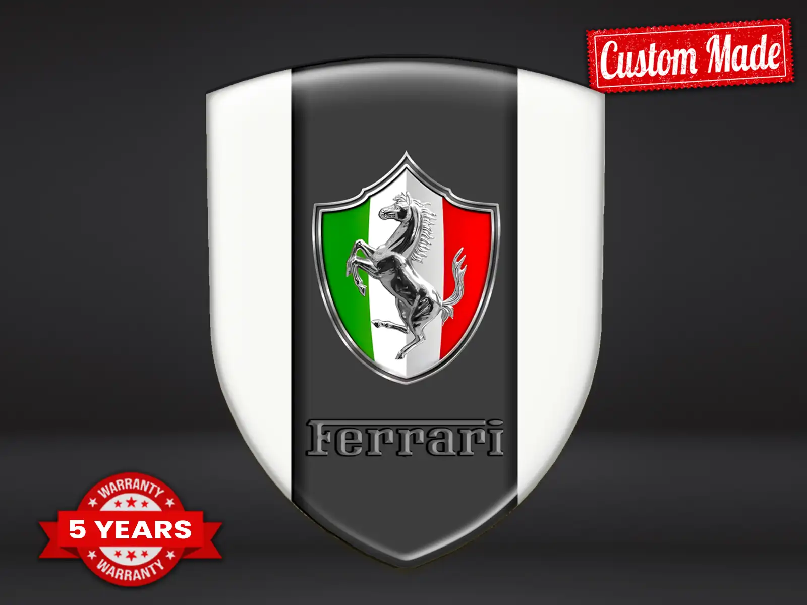 Ferrari Fensteraufkleber Auto Universal Hochwertig Stabil